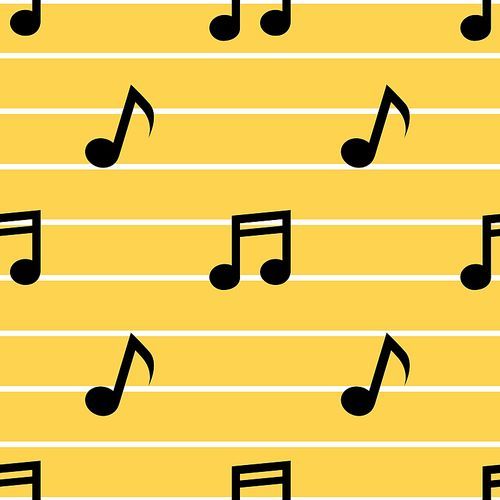 music notes with stripes on the background