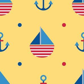 sail boat and anchor background