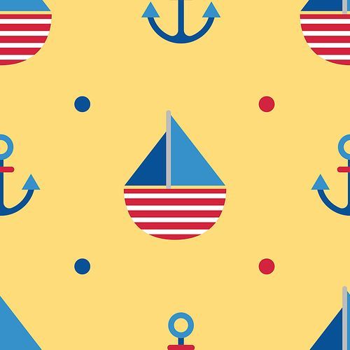 sail boat and anchor background