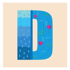 letter d