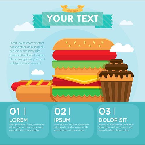 fast food infographic