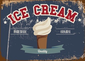 ice cream poster