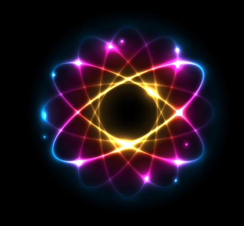 Colorful Atom vector illustration