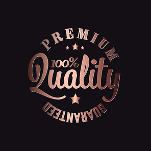 Copper Vector retro premium quality detailed stamp