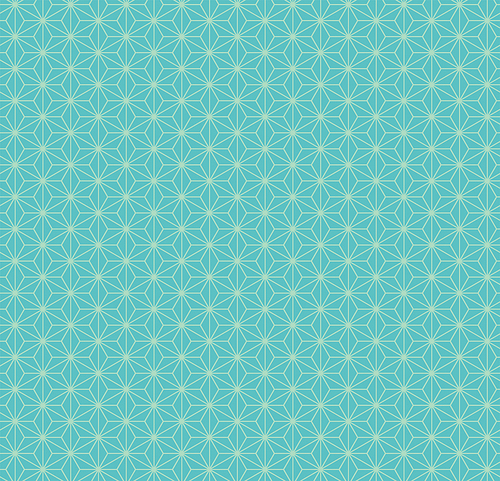 Traditional eastern seamless geometric pattern, in turquoise. Vector illustration. Flat style design. Concept for decorative element, textile , wallpaper, wrapping paper.