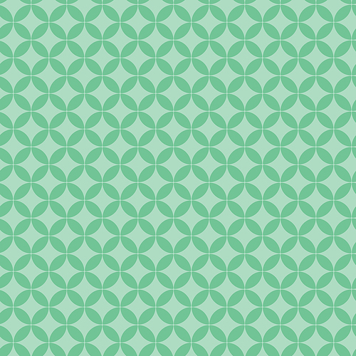 Traditional eastern seamless geometric pattern, in green. Vector illustration. Flat style design. Concept for decorative element, textile , wallpaper, wrapping paper.