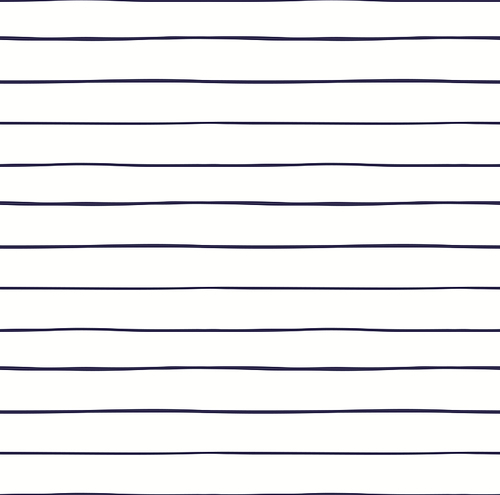 Horizontal stripes nautical seamless geometric pattern, blue on white background. Hand drawn Scandinavian style vector illustration. Line art. Design concept for kids fashion , textile, wallpaper