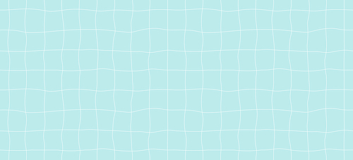 hand drawn seamless vector  with swimming pool floor, white on blue background. flat style design illustration. concept for textile , wallpaper, wrapping paper.