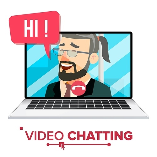 Chatting Vector. Chat Message. Technology Communicate. Bubble Speeches Messages. Isolated Cartoon Illustration