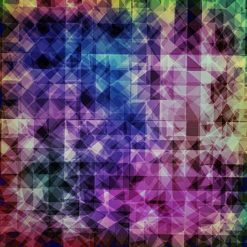 Abstract Colorful Geometric Modern Background With Triangles.