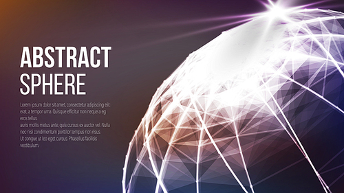 Futuristic Earth Globe. Abstract Technology Futuristic Network. Big Data Complex