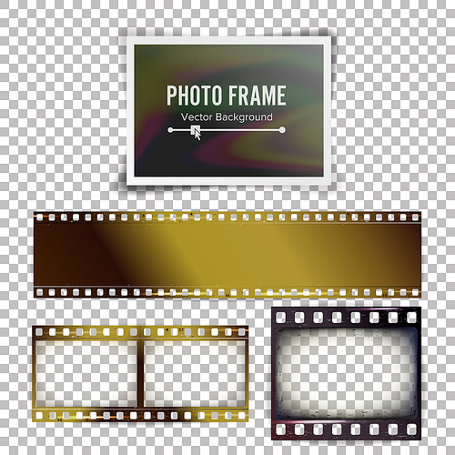 instant photo frame vector. retro photo frame isolated on white . vector illustration for your design artwork, poster