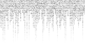 Binary Code Background Vector. Black And White Background With Digits