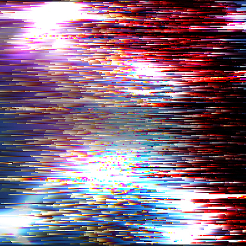 Vector Glitch Background. Modern Digital Image Data Distortion. Corrupted File. Colorful Abstract Backdrop For Your Design. Chaos Aesthetics Of Signal Error.