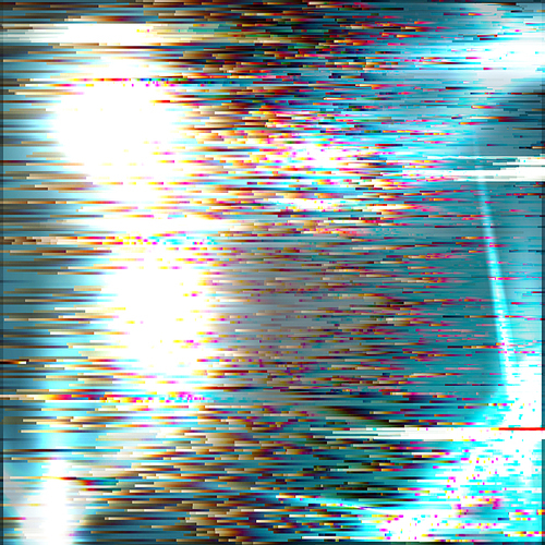 Glitch Background. Computer Screen Error. Digital Pixel Noise Abstract Design. Television Signal Fail.