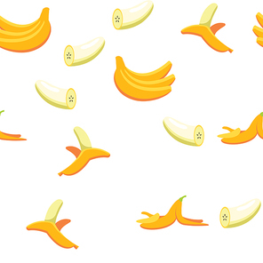 banana friut icon seamless pattern vector. yellow food symbol. silhouette bunch. tropical nature weight loss. sweet vegetarian natural sign.  object illustration