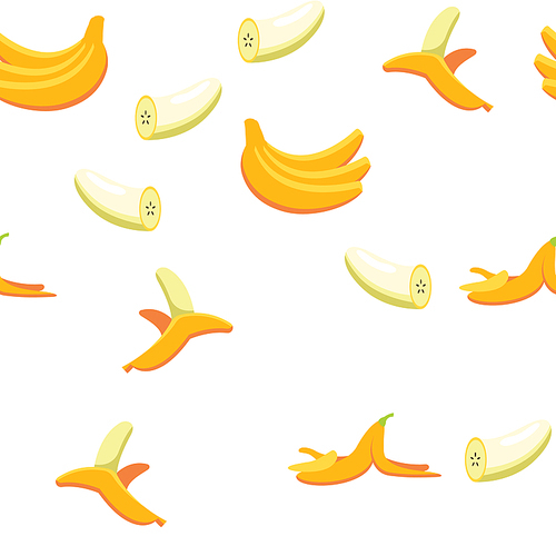 banana friut icon seamless pattern vector. yellow food symbol. silhouette bunch. tropical nature weight loss. sweet vegetarian natural sign.  object illustration