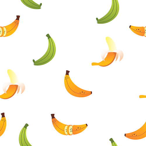 banana friut icon seamless  vector. yellow food symbol. silhouette bunch. tropical nature diet. sweet vegetarian natural sign.  object illustration