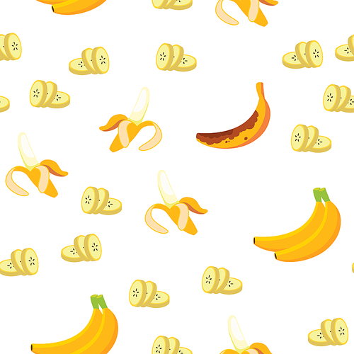 banana friut icon seamless pattern vector. yellow food symbol. silhouette bunch. tropical nature diet. sweet vegetarian natural sign.  object illustration