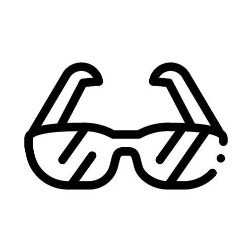 Sport Spectacles Alpinism Equipment Vector Icon Thin Line. Compass And Glasses, Mountain Direction And Burner Mountaineering Alpinism Equipment Concept Linear Pictogram. Contour Outline Illustration