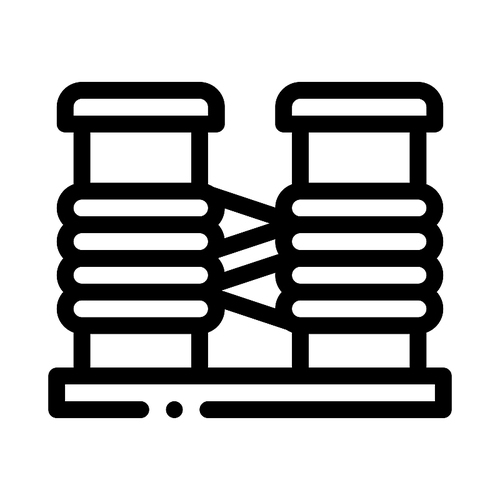 Marine Equipment Icon Vector. Outline Marine Equipment Sign. Isolated Contour Symbol Illustration