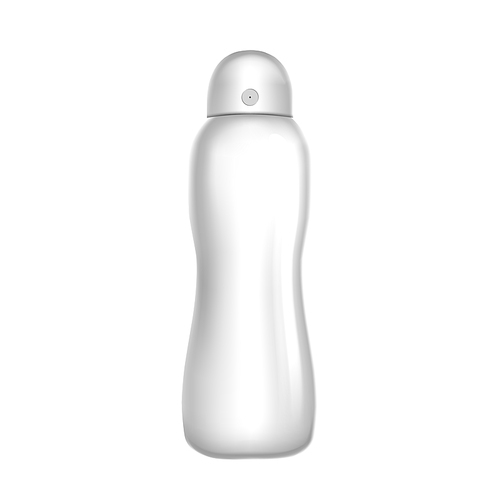 Deodorant Sprayer Hygiene Aromatic Product Vector. Deodorant Spray Blank Steel Metal Package Jar. Hygienic Fresh Aroma Liquid Underarm Skin Care Cosmetic Aerosol Mockup Realistic 3d Illustration