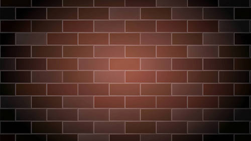 Brick Wall Background Cement Relief Texture Vector. Old Red Building Brick Wall Design Parchment Decoration, Construction Blocks Backdrop. Architecture Template Flat Cartoon Illustration