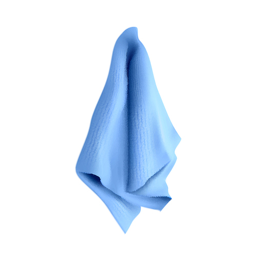 tissue cleaning wipe. hygiene towel. soft napkin. microfiber 3d realistic vector illustration