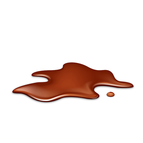 Chocolate Delicious Dessert Dropped Splash Vector. Splashing Liquid Chocolate Candy Pastry Eatery Nutrition, Creamy Cocoa Product. Flowing Gourmet Confection Snack Template Realistic 3d Illustration