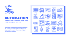 Automation Engineer Landing Web Page Header Banner Template Vector. Iron Solder Soldering Electronic Microcircuit And Remote Control, Robot And Rover Engineer Illustration