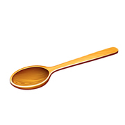 Wooden Spoon Kitchen Utensil For Eating Vector. Wood Vintage Spoon Kitchenware For Eat Dinner And Lunch. Ladle Supply, Implement From Bamboo Material Template Realistic 3d Illustration