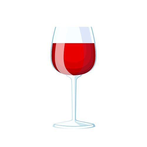 wine cup cartoon vector. glass, red wineglass, alcohol drink, merlot liquid wine cup vector illustration