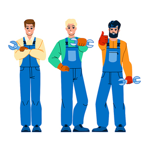 mechanic technical vector. car auto technician, worker service, garage repair mechanic technical character. people flat cartoon illustration