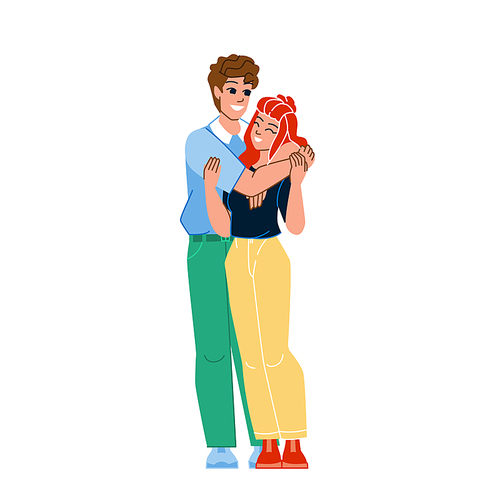 couple laughing vector. happy woman, young man, fun outdoors, happiness smile, love lifestyle, romance two smiling, laugh couple laughing character. people flat cartoon illustration