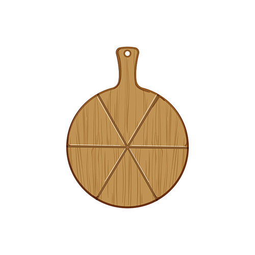 food wooden pizza board cartoon. food wooden pizza board sign. isolated symbol vector illustration