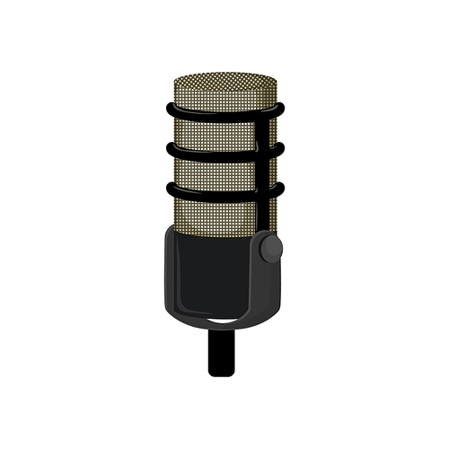 audio mic microphone music cartoon. audio mic microphone music sign. isolated symbol vector illustration