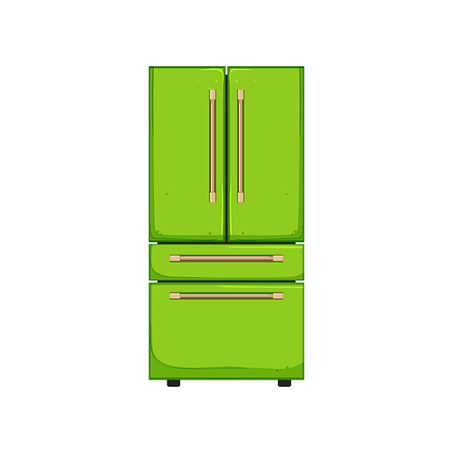 storage fridge refrigerator cartoon. storage fridge refrigerator sign. isolated symbol vector illustration