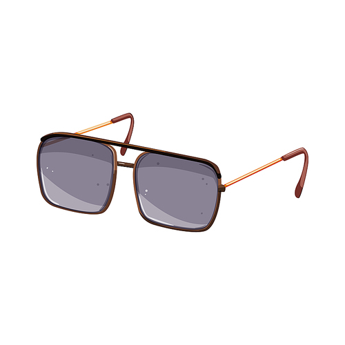 cool sunglasses men cartoon. cool sunglasses men sign. isolated symbol vector illustration