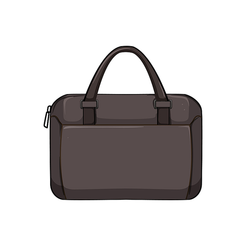purse business bag cartoon. purse business bag sign. isolated symbol vector illustration