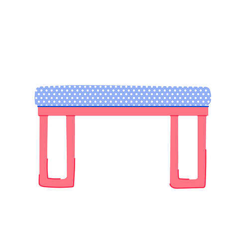 modern bench bedroom cartoon. modern bench bedroom sign. isolated symbol vector illustration