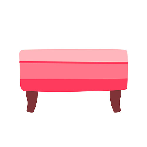 cozy bench bedroom cartoon. cozy bench bedroom sign. isolated symbol vector illustration