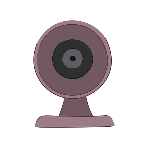 cctv security camera cartoon. video safety, system control cctv security camera sign. isolated symbol vector illustration