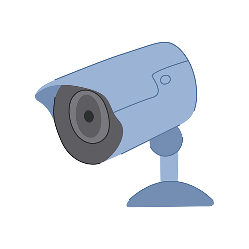 system security camera cartoon. control technology, home surveillance system security camera sign. isolated symbol vector illustration
