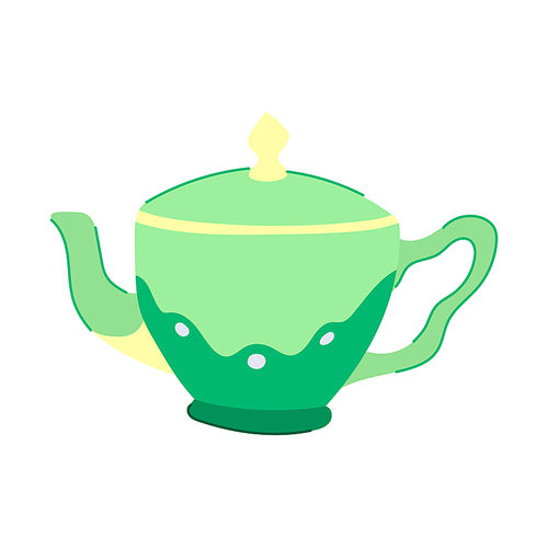 tea vintage teapot cartoon. retro drink, collection coffee, pot kettle tea vintage teapot sign. isolated symbol vector illustration