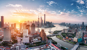 shanghai,scenery,wide angle,canon,construction,color,millet pictorial photo contest,Kase The Most Beautiful Summer Photography Grand Prix (No 8),The city,Business,The office,Hyundai,No one,Sunset,The sky,At night,traffic,finance,The river