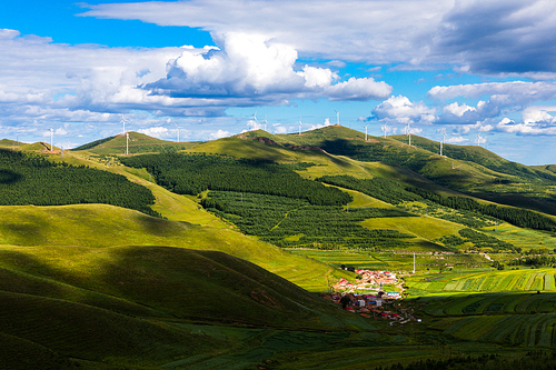 light and shadow,scenery,canon,prairie road,Hebei, China,The sky,lawn,shan,xiaoshan,summertime,Sunset,rural area,waters,The valley,farmlands,Country,dawn,fen,beautiful sceneries,tree