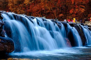 color,scenery,benxi,fall,Pictures,landscape,flow,Nature,sports,Travel,rock,ki,outdoors,cascades,The park,moss,Smooth,Sunset.