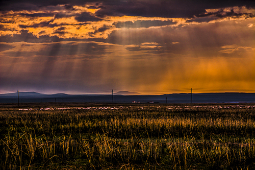 The intoxicating setting sun, the endless prairies, herds of cattle and sheep, heaven on earth.