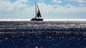 The mighty Pacific Ocean will bring you a pleasant surprise all the time. Different water depths, different time locations, different shooting angles will show different colors. This is a set of pictures taken at the Sea of Honolulu, Hawaii - the colours are fantastic