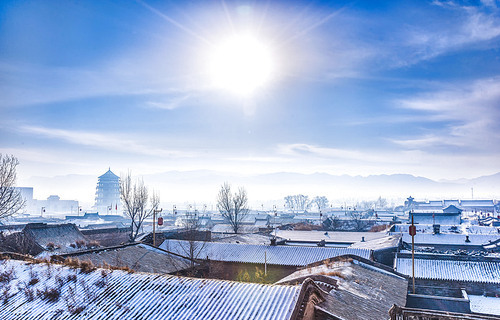 beijing,scenery,Travel,backlight,nikon,color,zhangjiakou,OldTownofWarmSprings,MirrorMirror,frost,Thecity,construction,outdoors,dawn,light,lake,Theriver,Frozen,Thesun,